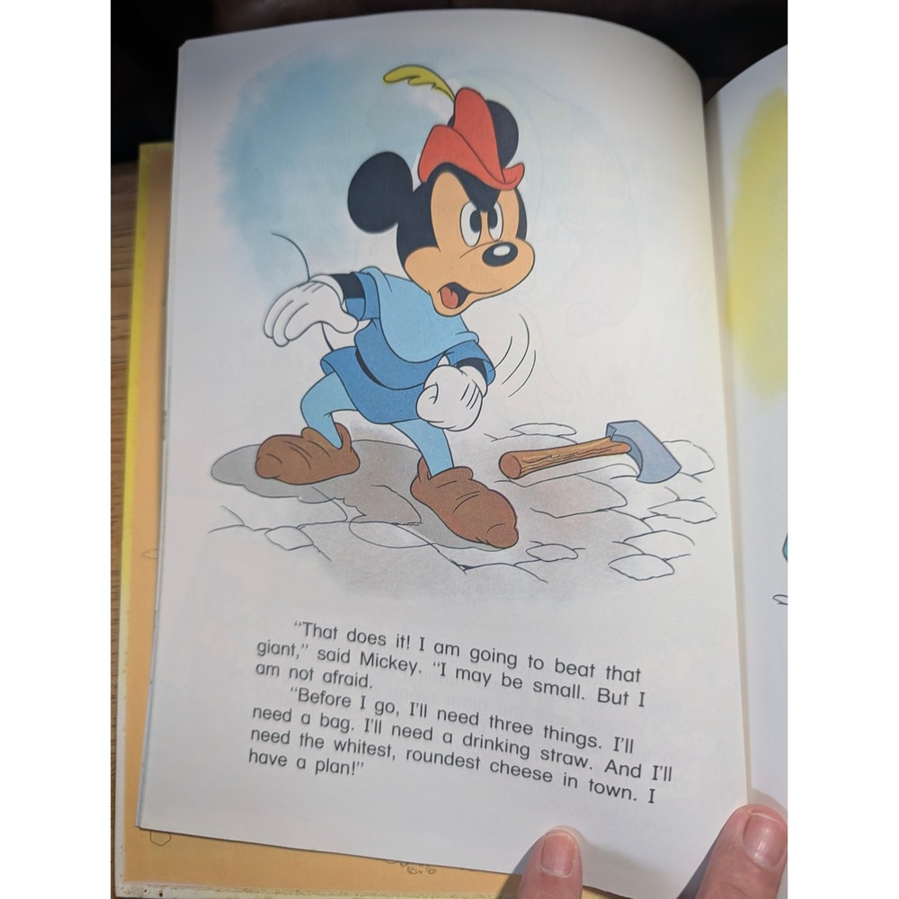 Vintage Walt Disney 3 Book Lot Mickey Meets Giant Donalds Big News Colors Shapes - Picture 6 of 12